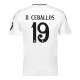 Maillot Real Madrid D. Ceballos 19 Homme Domicile 2024-25