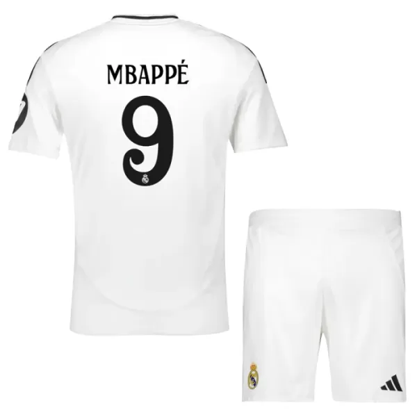 Maillot Real Madrid Mbappé 9 Enfant Domicile 2024-25