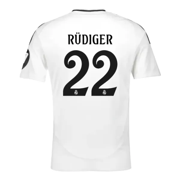 Maillot Real Madrid Rudiger 22 Enfant Domicile 2024-25