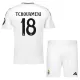 Maillot Real Madrid Tchouameni 18 Enfant Domicile 2024-25