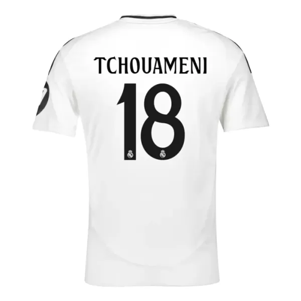 Maillot Real Madrid Tchouameni 18 Homme Domicile 2024-25