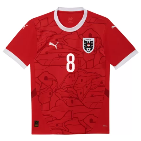 Maillot Autriche Alaba 8 Homme Domicile Euro 2024