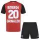 Maillot Bayer 04 Leverkusen Alejandro Grimaldo 20 Enfant Domicile 2024-25