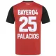 Maillot Bayer 04 Leverkusen Exequiel Palacios 25 Enfant Domicile 2024-25