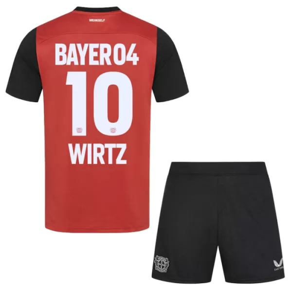 Maillot Bayer 04 Leverkusen Florian Wirtz 10 Enfant Domicile 2024-25