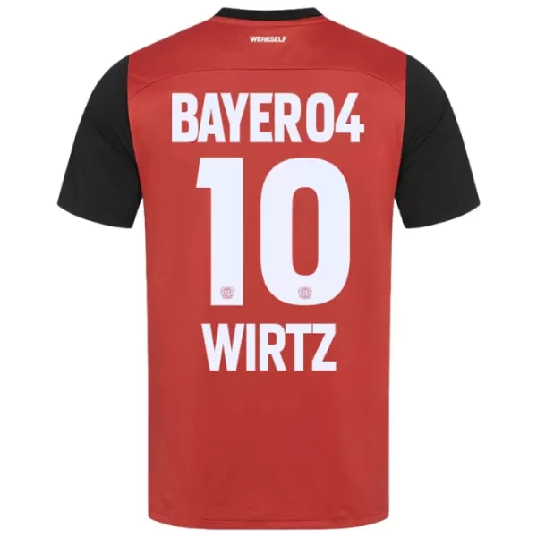 Maillot Bayer 04 Leverkusen Florian Wirtz 10 Enfant Domicile 2024-25