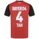 Maillot Bayer 04 Leverkusen Jonathan Tah 4 Homme Domicile 2024-25