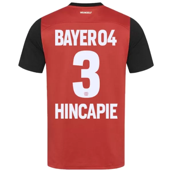 Maillot Bayer 04 Leverkusen Piero Hincapie 3 Homme Domicile 2024-25