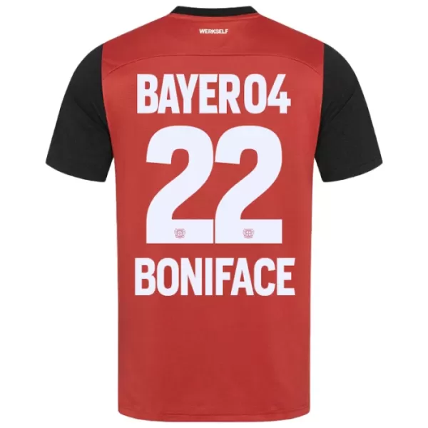 Maillot Bayer 04 Leverkusen Victor Boniface 22 Enfant Domicile 2024-25