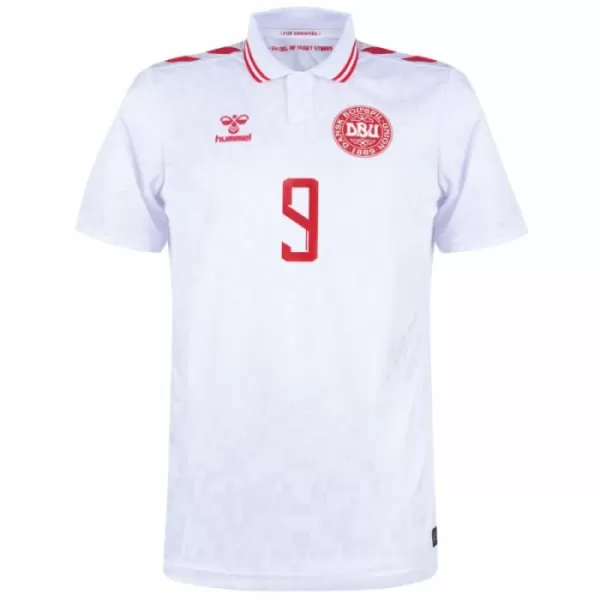 Maillot Danemark Højlund 9 Homme Domicile Euro 2024