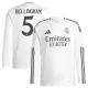 Maillot Manches Longues Real Madrid Bellingham 5 Homme Domicile 2024-25