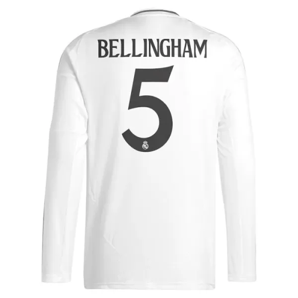 Maillot Manches Longues Real Madrid Bellingham 5 Homme Domicile 2024-25