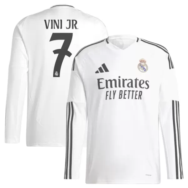 Maillot Manches Longues Real Madrid Vini JR 7 Homme Domicile 2024-25