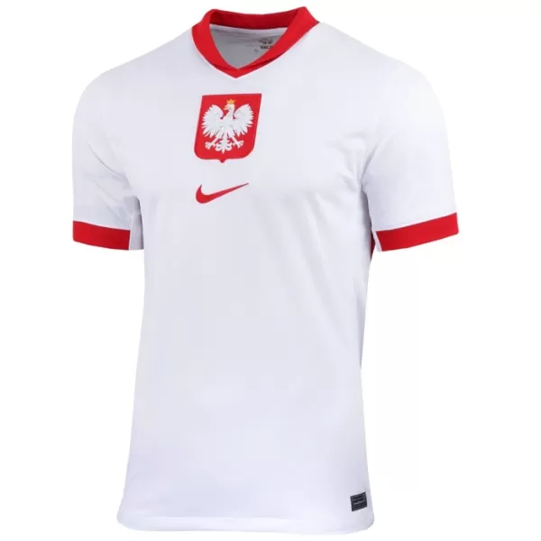 Maillot Pologne Lewandowski 9 Homme Domicile Euro 2024