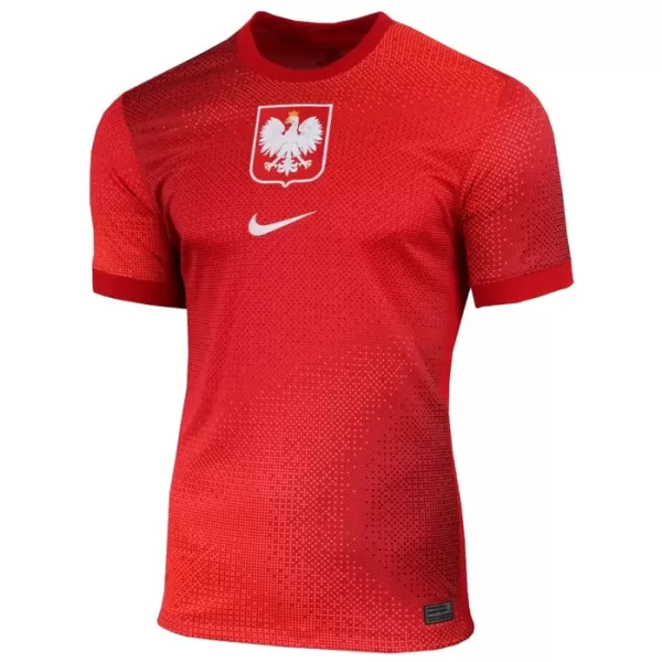 Maillot Pologne Lewandowski 9 Homme Extérieur Euro 2024