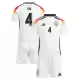 Maillot Allemagne Tah 4 Enfant Domicile Euro 2024