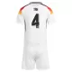 Maillot Allemagne Tah 4 Enfant Domicile Euro 2024