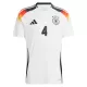 Maillot Allemagne Tah 4 Homme Domicile Euro 2024