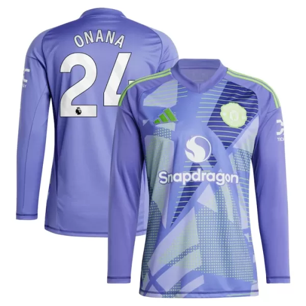 Maillot Gardien Manchester United Onana 24 Homme Domicile 2024-25 Manches Longues