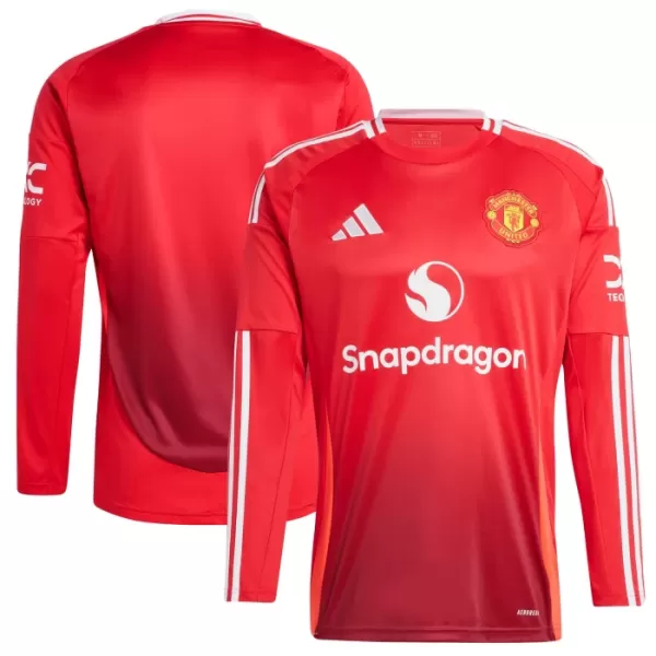 Maillot Manches Longues Manchester United Homme Domicile 2024-25