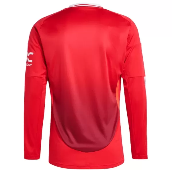 Maillot Manches Longues Manchester United Homme Domicile 2024-25