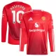 Maillot Manches Longues Manchester United Rashford 10 Homme Domicile 2024-25