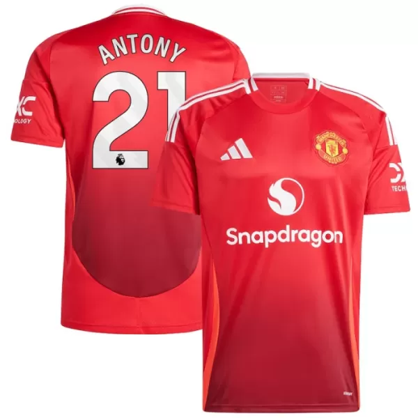 Maillot Manchester United Antony 21 Homme Domicile 2024-25