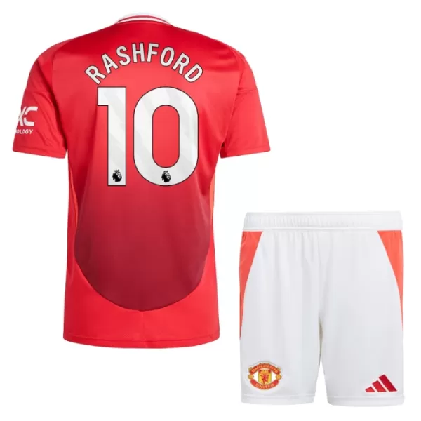 Maillot Manchester United Rashford 10 Enfant Domicile 2024-25