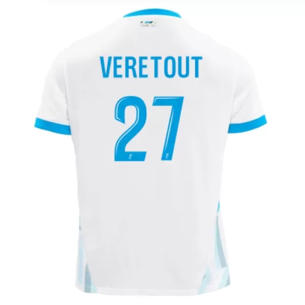 Maillot Olympique de Marseille Veretout 27 Homme Domicile 2024-25