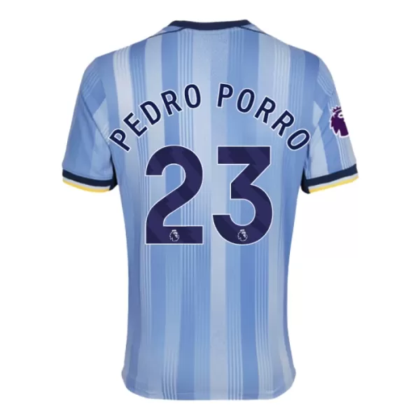 Maillot Tottenham Hotspur Pedro Porro 23 Homme Extérieur 2024-25