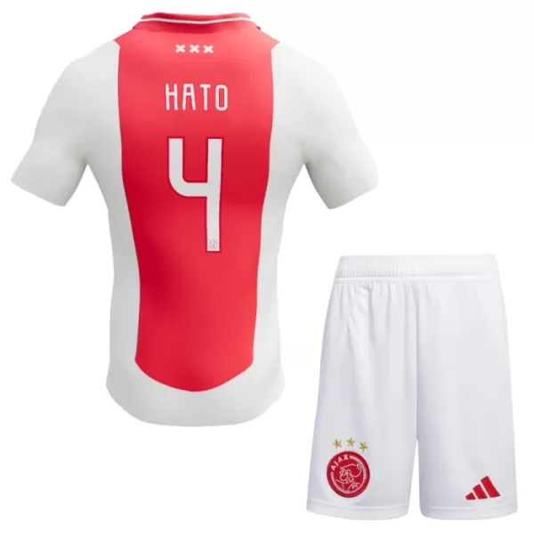 Maillot Ajax Amsterdam Jorrel Hato 4 Enfant Domicile 2024-25