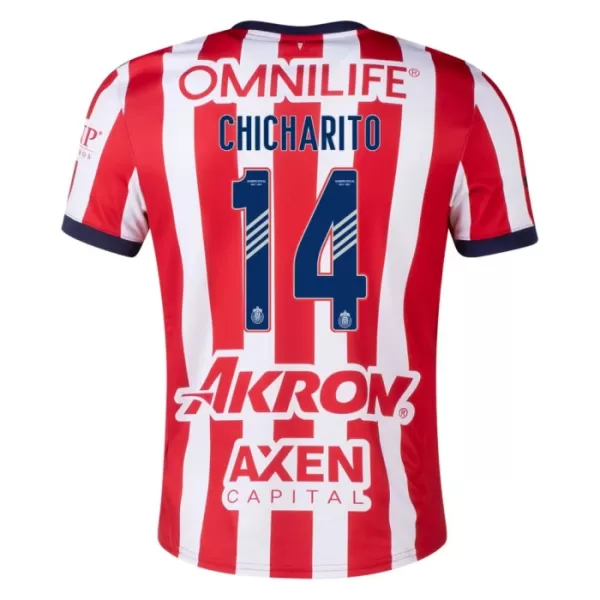 Maillot CD Guadalajara Chicharito 14 Homme Domicile 2024-25