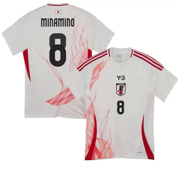 Maillot Japon Minamino 8 Homme Extérieur 2024-25