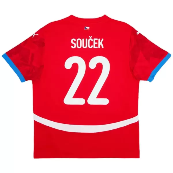 Maillot République Tchèque Soucek 22 Homme Domicile Euro 2024