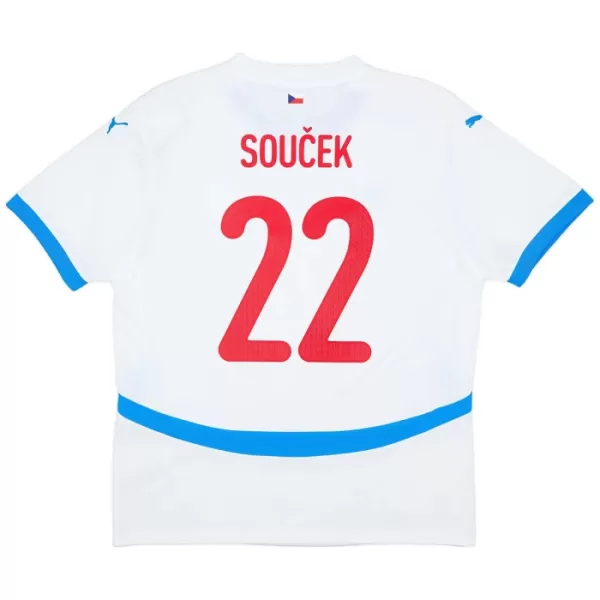 Maillot République Tchèque Soucek 22 Homme Extérieur Euro 2024