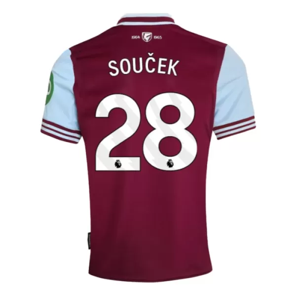 Maillot West Ham United Soucek 28 Homme Domicile 2024-25