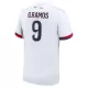 Maillot Paris Saint-Germain Goncalo Ramos 9 Homme Extérieur 2024-25