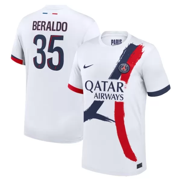 Maillot Paris Saint-Germain Lucas Beraldo 35 Homme Extérieur 2024-25