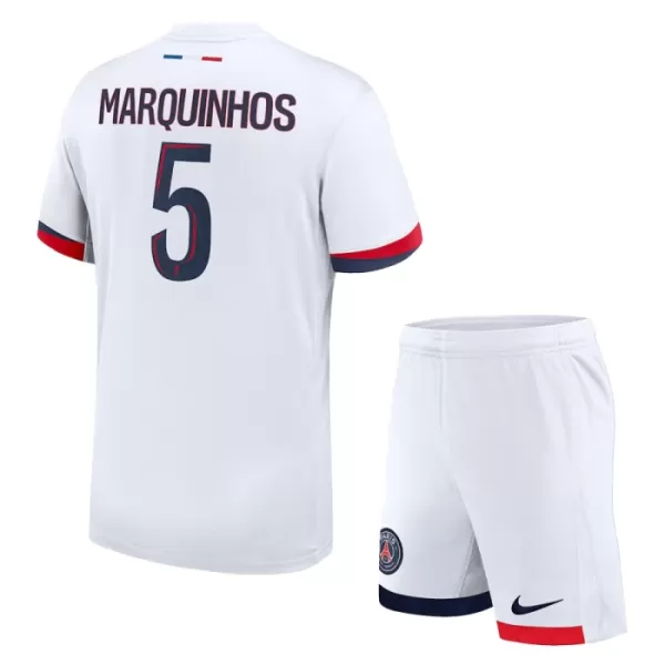 Maillot Paris Saint-Germain Marquinhos 5 Enfant Extérieur 2024-25