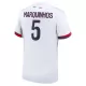 Maillot Paris Saint-Germain Marquinhos 5 Homme Extérieur 2024-25