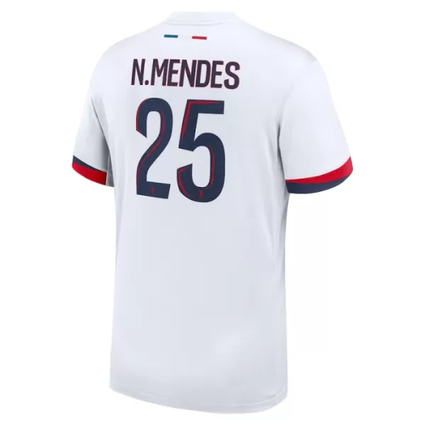 Maillot Paris Saint-Germain Nuno Mendes 25 Enfant Extérieur 2024-25