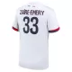 Maillot Paris Saint-Germain Zaire Emery 33 Homme Extérieur 2024-25