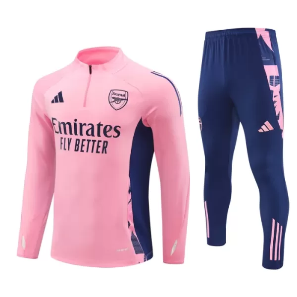 Arsenal Color Sweat d'Entraînement Homme 2024-25 Quart-Zip Rose