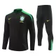 Brésil Sweat d'Entraînement Homme 2024-25 Quart-Zip Noire