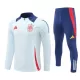 Espagne Sweat d'Entraînement Homme 2024-25 Quart-Zip Blanche