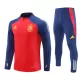 Espagne Sweat d'Entraînement Homme 2024-25 Quart-Zip Rouge