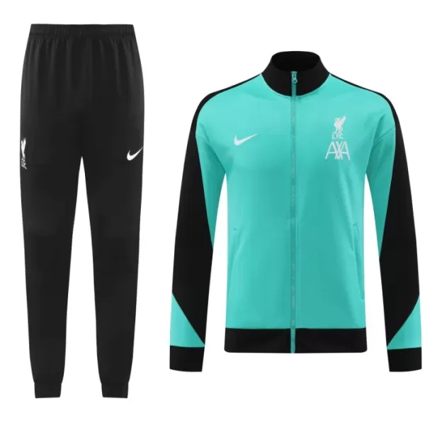 Liverpool Ensemble Vestes d'Entraînement Homme 2024-25 Verte