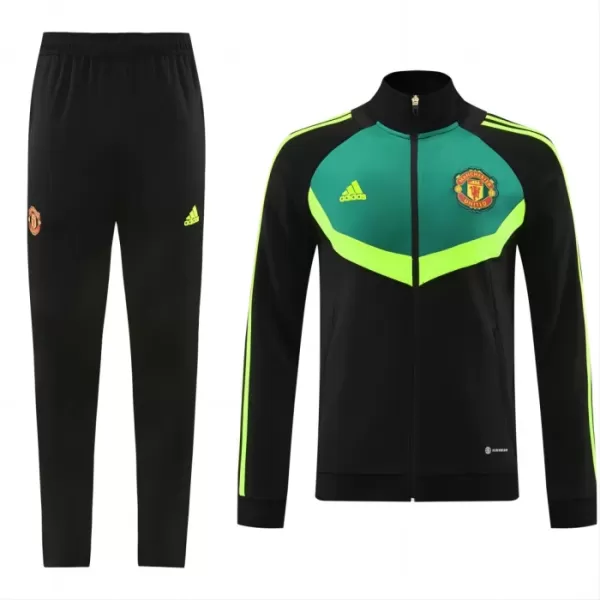 Manchester United Ensemble Vestes d'Entraînement Homme 2024-25 Noire