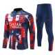 Paris Saint-Germain Sweat d'Entraînement Homme 2024-25 Quart-Zip Rouge