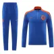 Pays-Bas Sweat d'Entraînement Homme 2024-25 Quart-Zip Bleue